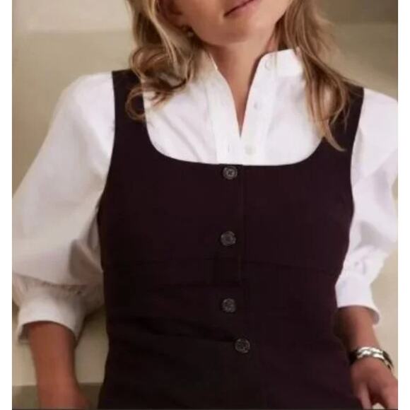 Banana Republic Factory Burgundy Midi Dress - Picture 5 of 10